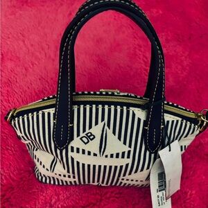 Dooney & Bourke Navy Striped Women's Bag